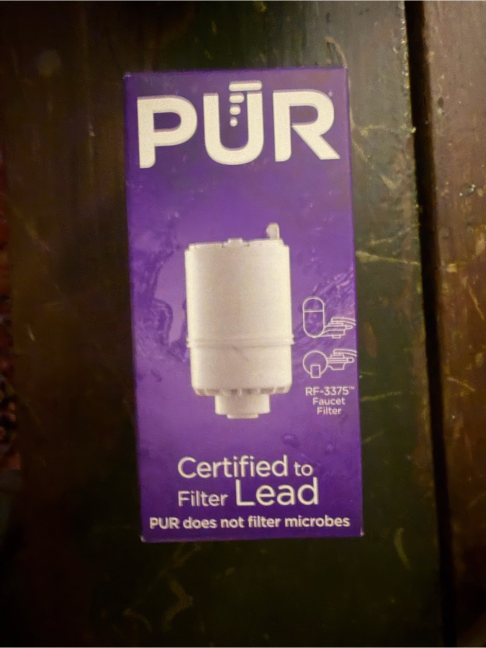 Pur Purple Faucet Filter Box